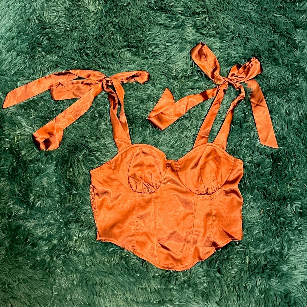 Silk corset Top